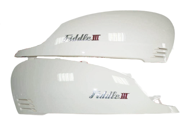 SYM FIDDLE 125 III SAĞ SOL YAN KAPAK BEYAZ