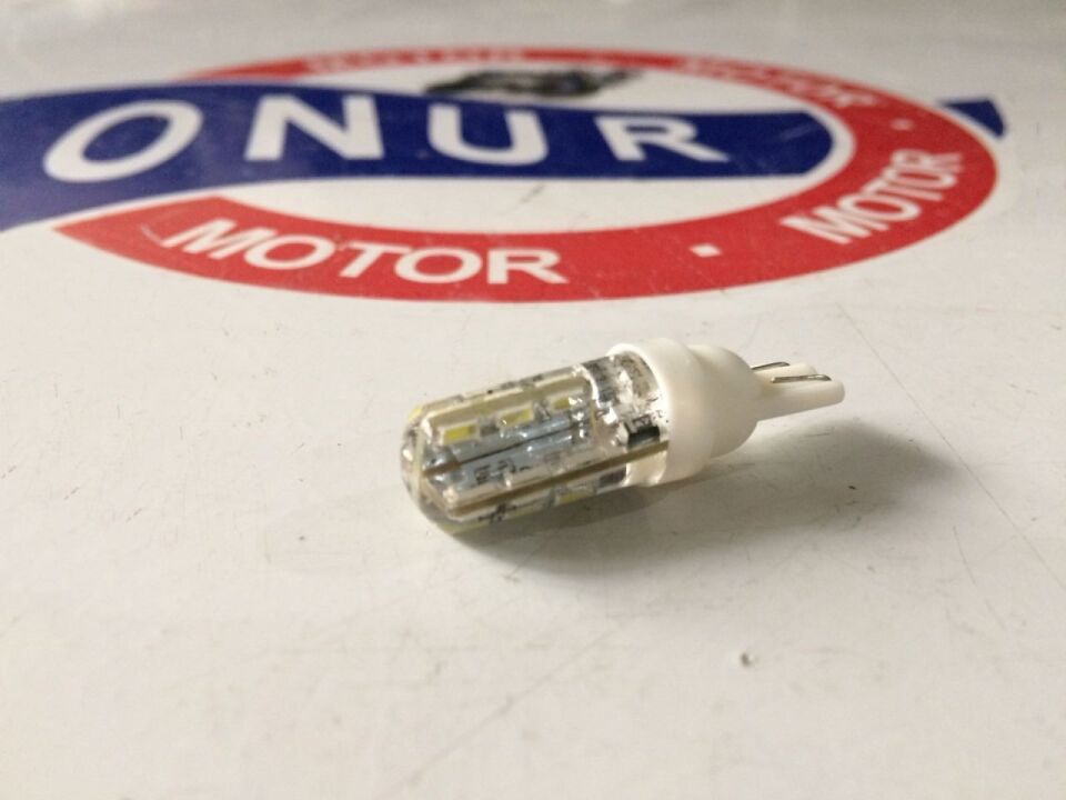 24 LEDLİ DİPSİZ ÇAKARLI AMPÜL BEYAZ