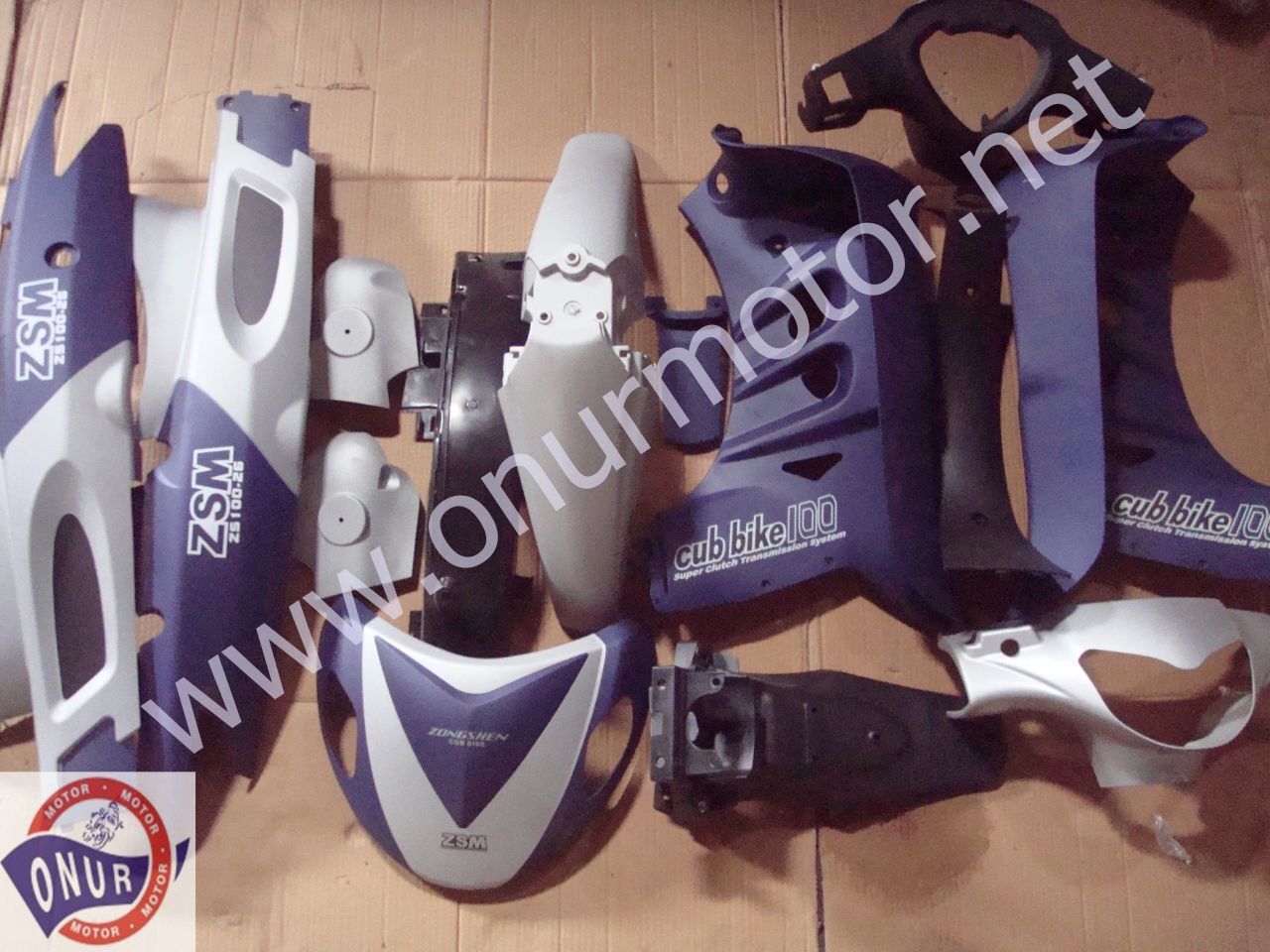ZS100-26 KAPORTA SETİ KOMPLE MAVİ