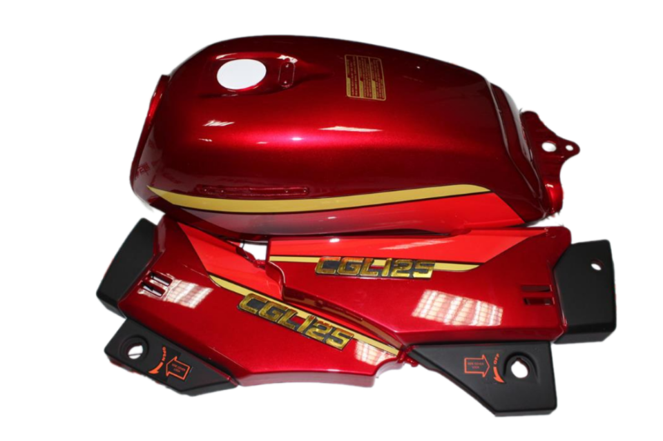HONDA CGL 125 BENZİN DEPOSU KIRMIZI/YAN KAPAK TK
