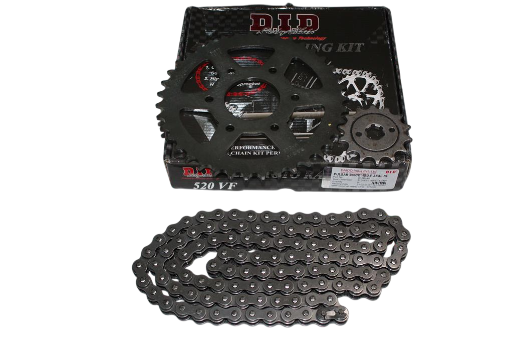 BAJAJ PULSAR NS 200-RS 200 ZİNCİR DİŞLİ SETİ 14T-39T-108L D.I.D