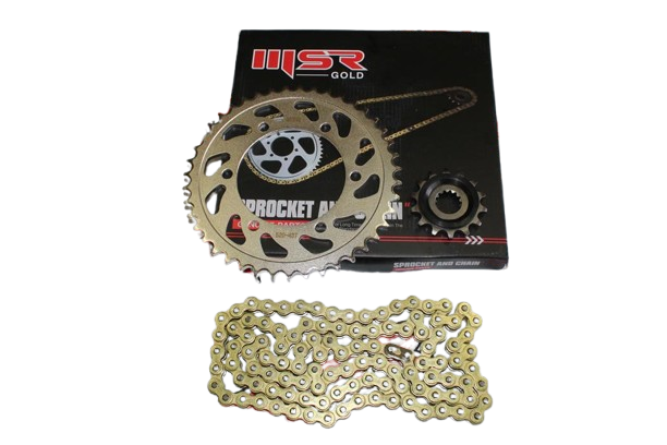 YAMAHA R25 43T-14T-520H-112L ZİNCİR DİŞLİ SETİ MSR GOLD