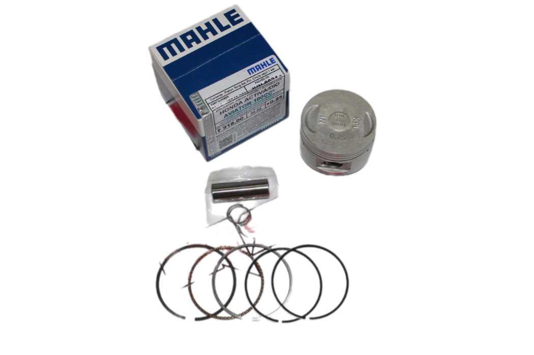HONDA ACTİVA-BEAT PİSTON SEGMAN SET MAHLE 0,25