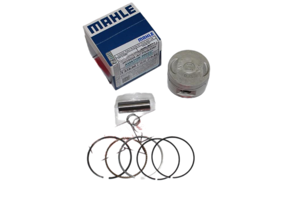HONDA ACTİVA-BEAT PİSTON SEGMAN SET MAHLE 0,25