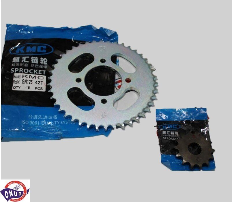 SUZUKİ GN 125 DİŞLİ ÖN-14T ARKA 42T TK KMC